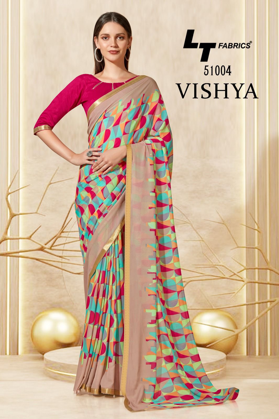 Vishya By Lt 51001-51010 Daily Wear Sarees Catalog